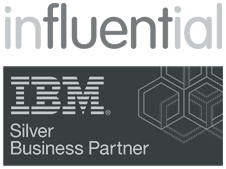 ibm cognos introductory courses represented by influential software and ibm partner logos